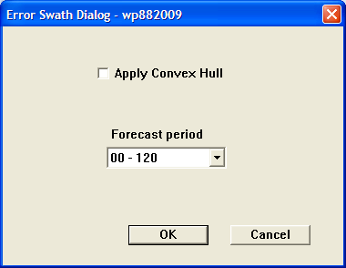 Error Swath Dialog