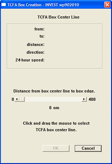 TCFA Box Creation Dialog